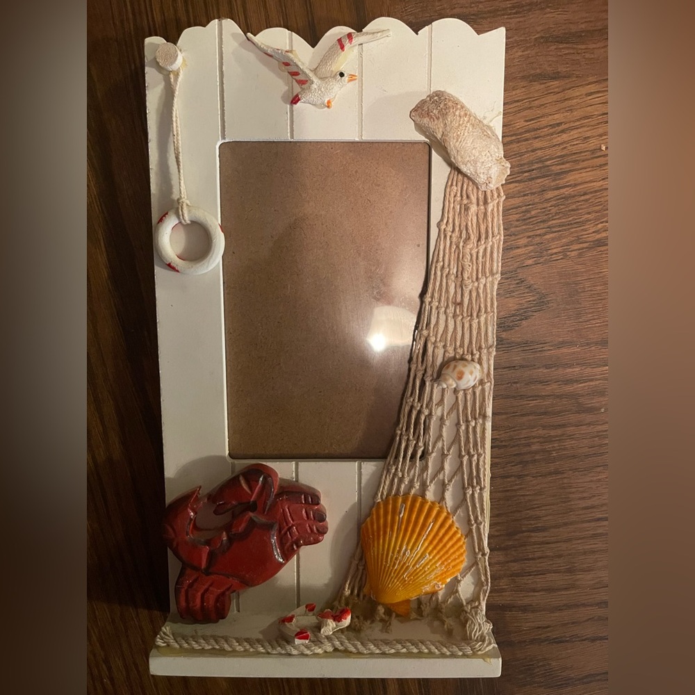 Nautical Themed Picture Frame with Sea Decor
